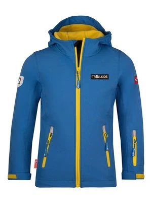 Kurtka Softshell Trollkids niebieski