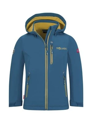 Kurtka Softshell Trollkids niebieski