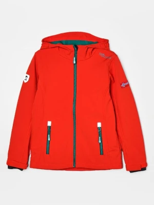 Kurtka softshell Trollkids czerwony
