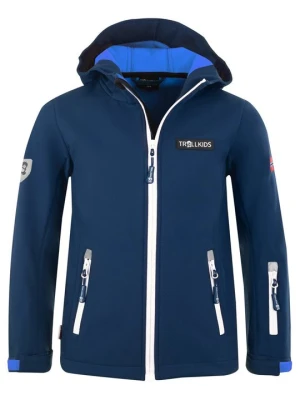 Kurtka Softshell Trollkids granatowy