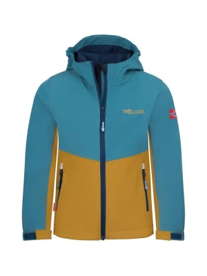 Kurtka Softshell Trollkids petrol