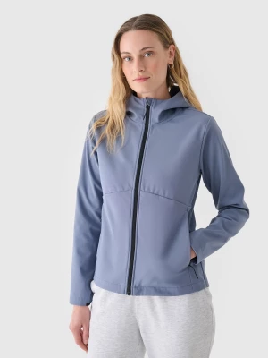 Kurtka softshell wiatroodporna membrana 5000 damska - granatowa 4F