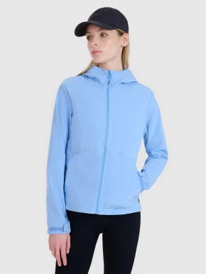 Kurtka softshell wiatroodporna membrana 5000 damska - granatowa 4F