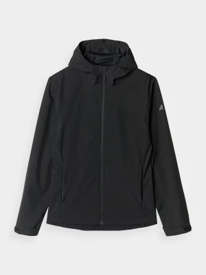 Kurtka softshell wiatroodporna membrana 5000 męska - czarna 4F