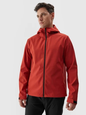 Kurtka softshell wiatroodporna membrana 5000 męska - czerwona 4F