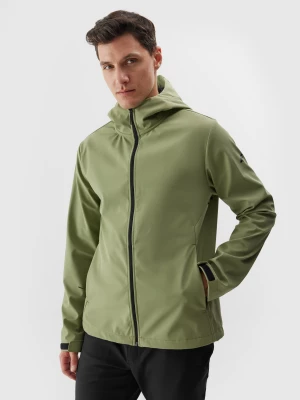 Kurtka softshell wiatroodporna membrana 5000 męska - khaki 4F