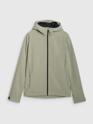 Kurtka softshell wiatroodporna membrana 5000 męska - oliwkowa/khaki 4F