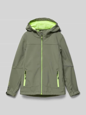 Kurtka softshell z detalem z logo Killtec