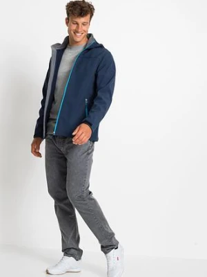 Kurtka softshell z kapturem bonprix