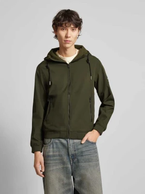 Kurtka softshell z kieszeniami zapinanymi na zamek błyskawiczny model ‘BASIC’ jack & jones