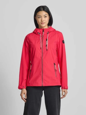 Kurtka softshell z kieszeniami zapinanymi na zamek błyskawiczny Model „GS 74” G.I.G.A. DX Mocnoróżowy