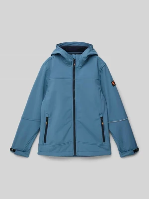 Kurtka softshell z kieszeniami zapinanymi na zamek błyskawiczny model ‘KOS’ Killtec