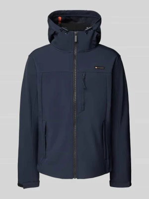 Kurtka softshell z kieszeniami zapinanymi na zamek błyskawiczny Superdry