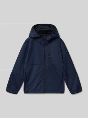 Kurtka softshell z wpuszczanymi kieszeniami i detalem z logo Killtec