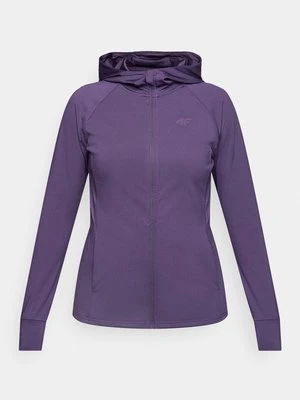 Bluza rozpinana 4F ciemnoliliowy