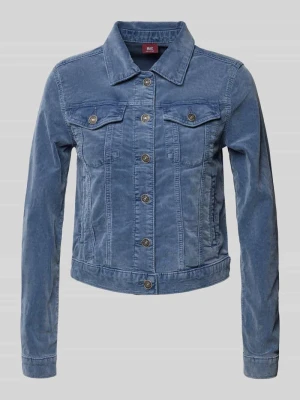 Kurtka sztruksowa z kieszeniami na piersi MAC