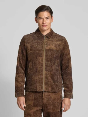 Kurtka sztruksowa z zamkiem błyskawicznym dwustronnym model ‘Marchall’ Les Deux