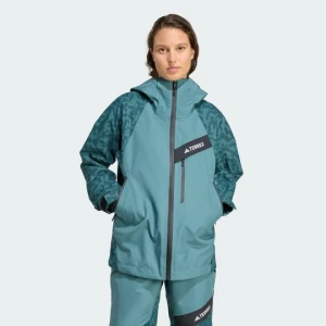 Kurtka Terrex Techrock Hybrid PRIMEKNIT CLIMAPROOF+ Adidas zielony