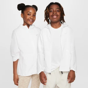 Kurtka treningowa chroniąca przed promieniowaniem UV dla dużych dzieci Dri-FIT Nike - Biel