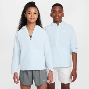 Kurtka treningowa chroniąca przed promieniowaniem UV dla dużych dzieci Dri-FIT Nike - Niebieski