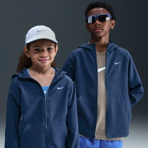 Kurtka treningowa chroniąca przed promieniowaniem UV dla dużych dzieci Dri-FIT Nike - Niebieski