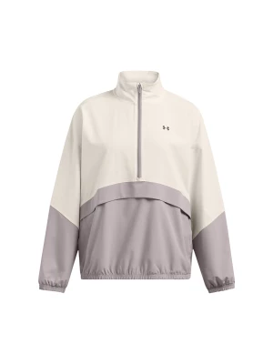 Kurtka treningowa damska Under Armour Armoursport Anorak - beżowa