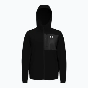 Kurtka treningowa męska Under Armour Shield Hooded black/white