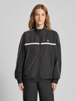 Kurtka treningowa o kroju oversized z wyhaftowanym logo model ‘SAN SIRO’ Fila
