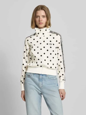 Kurtka treningowa o kroju regular fit w grochy adidas Originals