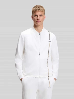 kurtka treningowa o kroju regular fit z detalami z logo BOSS Green