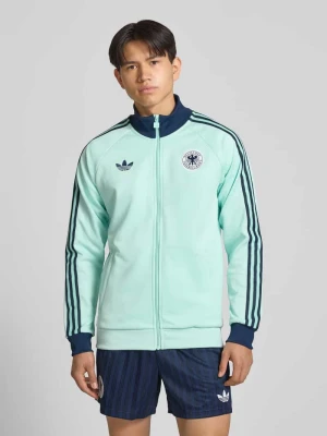 Kurtka treningowa o kroju regular fit z dodatkiem bawełny i logo dfb adidas Originals