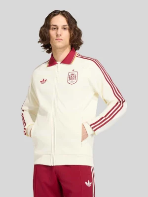 kurtka treningowa o kroju regular fit z mieszanki bawełny model 'BLACAS' adidas Sportswear