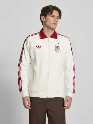 kurtka treningowa o kroju regular fit z mieszanki bawełny model 'BLACAS' adidas Sportswear