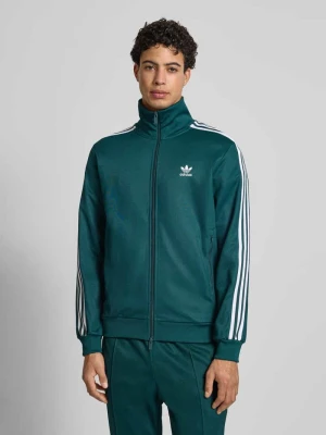 kurtka treningowa o kroju slim fit z wyhaftowanym logo model 'Classic' adidas Originals