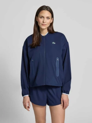 kurtka treningowa w kroju regular fit z kołnierzykiem baseballowym Lacoste Sport