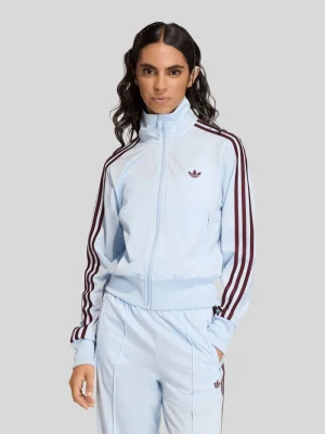 kurtka treningowa w kroju regular fit z wyhaftowanym logo adidas Originals Jasnoniebieski