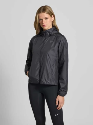 kurtka treningowa z nadruk z logo model 'Tempo' Nike Czarny