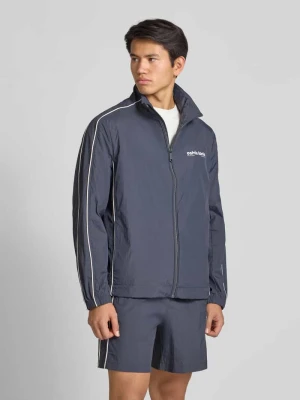 Kurtka treningowa z nadrukiem z logo Calvin Klein Jeans