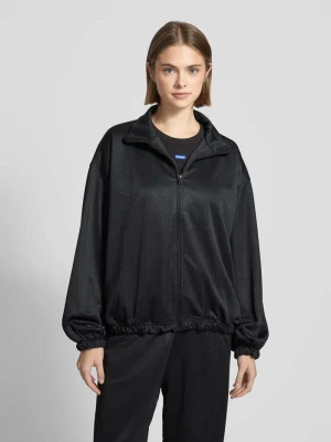 Kurtka treningowa z obniżonymi ramionami model ‘Dicole’ Hugo Blue