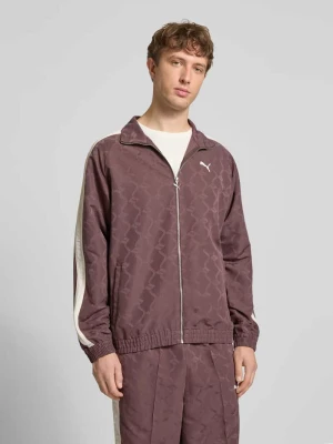 Kurtka treningowa z zamkiem błyskawicznym i logo PUMA PERFORMANCE