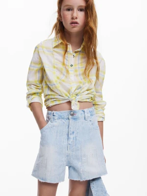 Kurtka trucker z krótkiego denimu Desigual