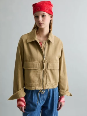 Kurtka Twill regular Marc O'Polo béžová