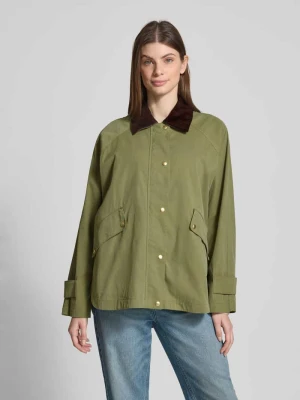 Kurtka typu barn jacket o kroju relaxed fit z wysokiej jakości płótna Marc O'Polo