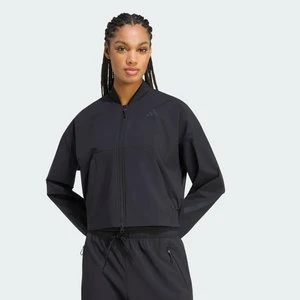 KURTKA TYPU BOMBER Z TKANINY PLECIONEJ ADIDAS Z.N.E.