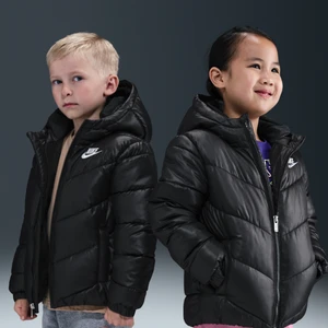Kurtka typu puffer dla małych dzieci All Day Play Nike - Czerń