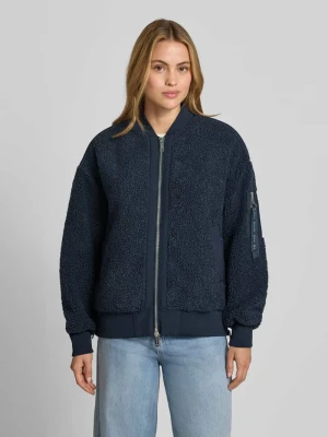 Kurtka typu teddy ze stójką model 'Emeline' MOS MOSH Granatowy
