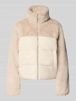 Kurtka typu teddy ze stójką Only Piaskowy