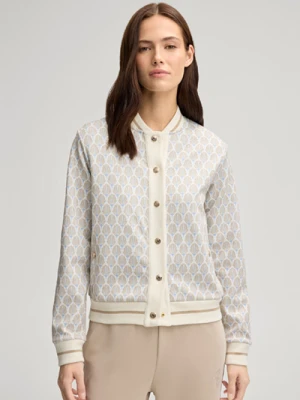 Kurtka uniwersytecka Tjara w kolorze kremowo-beżowo-jasnoniebieskim Joop