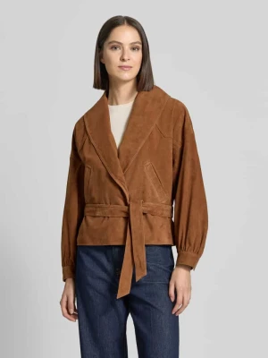 Kurtka w kroju regular fit o wyglądzie - model 'MANON' Ba&sh Koniakowy