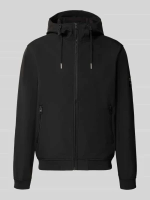 kurtka w kroju regular fit z detalem z logo Jack&Jones Czarny